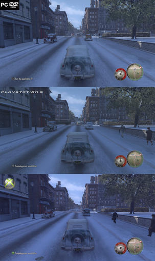 Mafia II - PC vs PS3 vs XBOX360